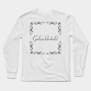 Schnörkel - Gulaschkobold Long Sleeve T-Shirt